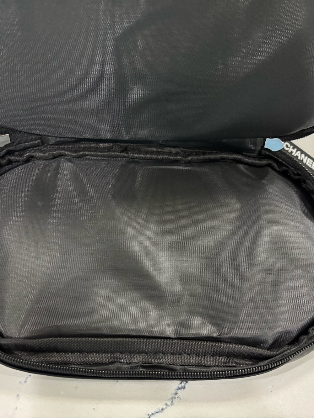 CHANEL Black Cosmetic Bag with CC Logo - Picture 7 of 7